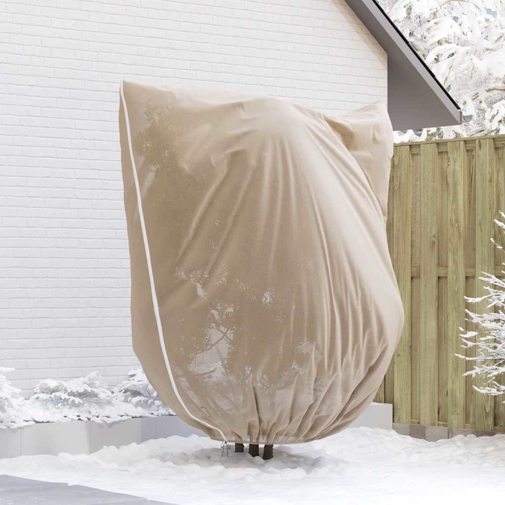 Frostbeskyttelse Plantefleece Dekker Beige 2,4 x 2 m