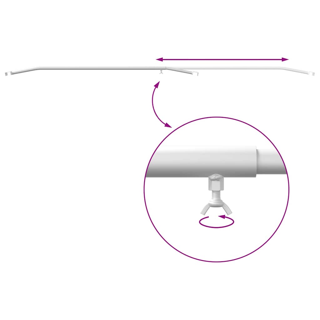 Presenningbeslag for tilhengere 2 pcs sølv 130-210 cm Aluminium
