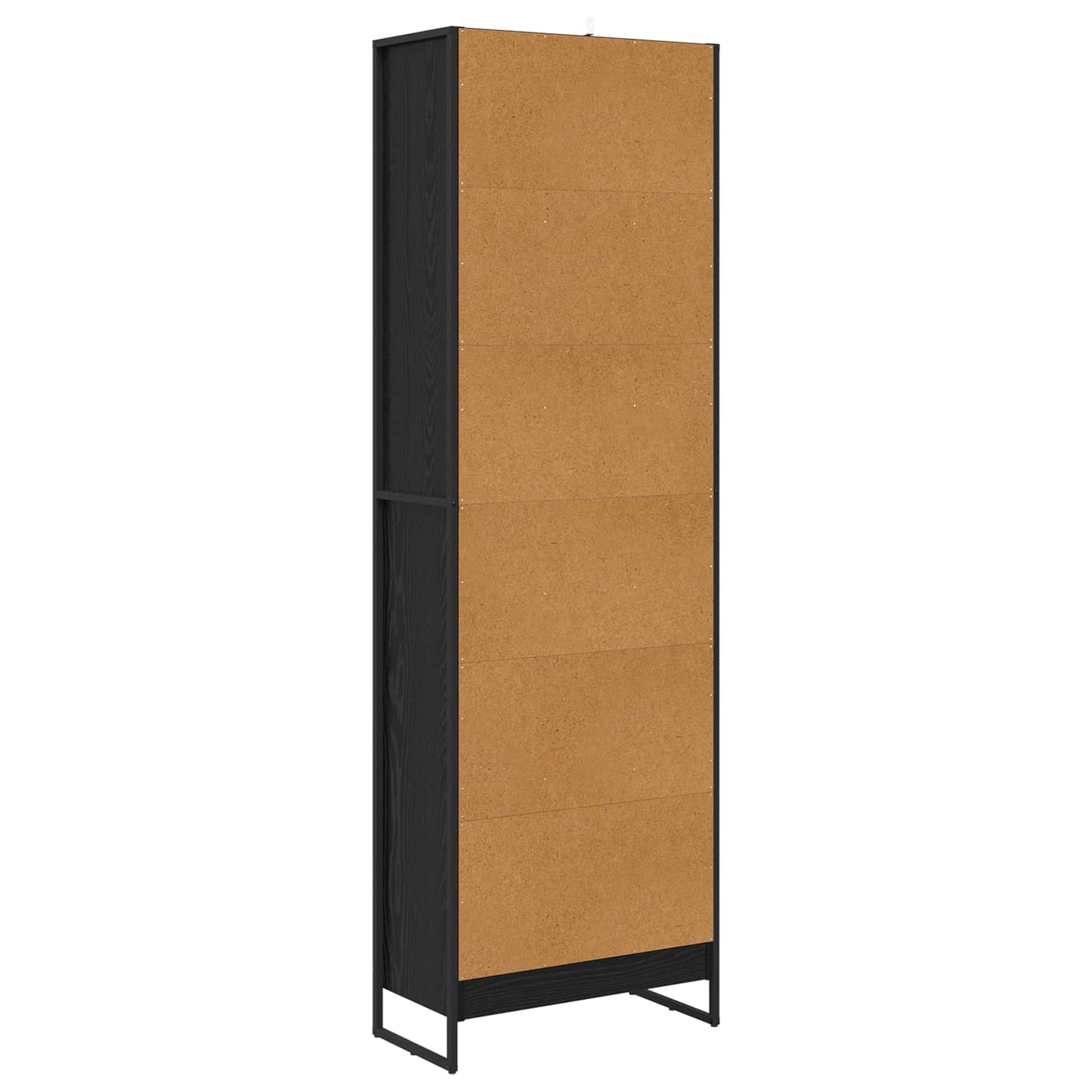 Bokskap 60 x 30 x 189,5 cm Konstruert tre Svart Eik