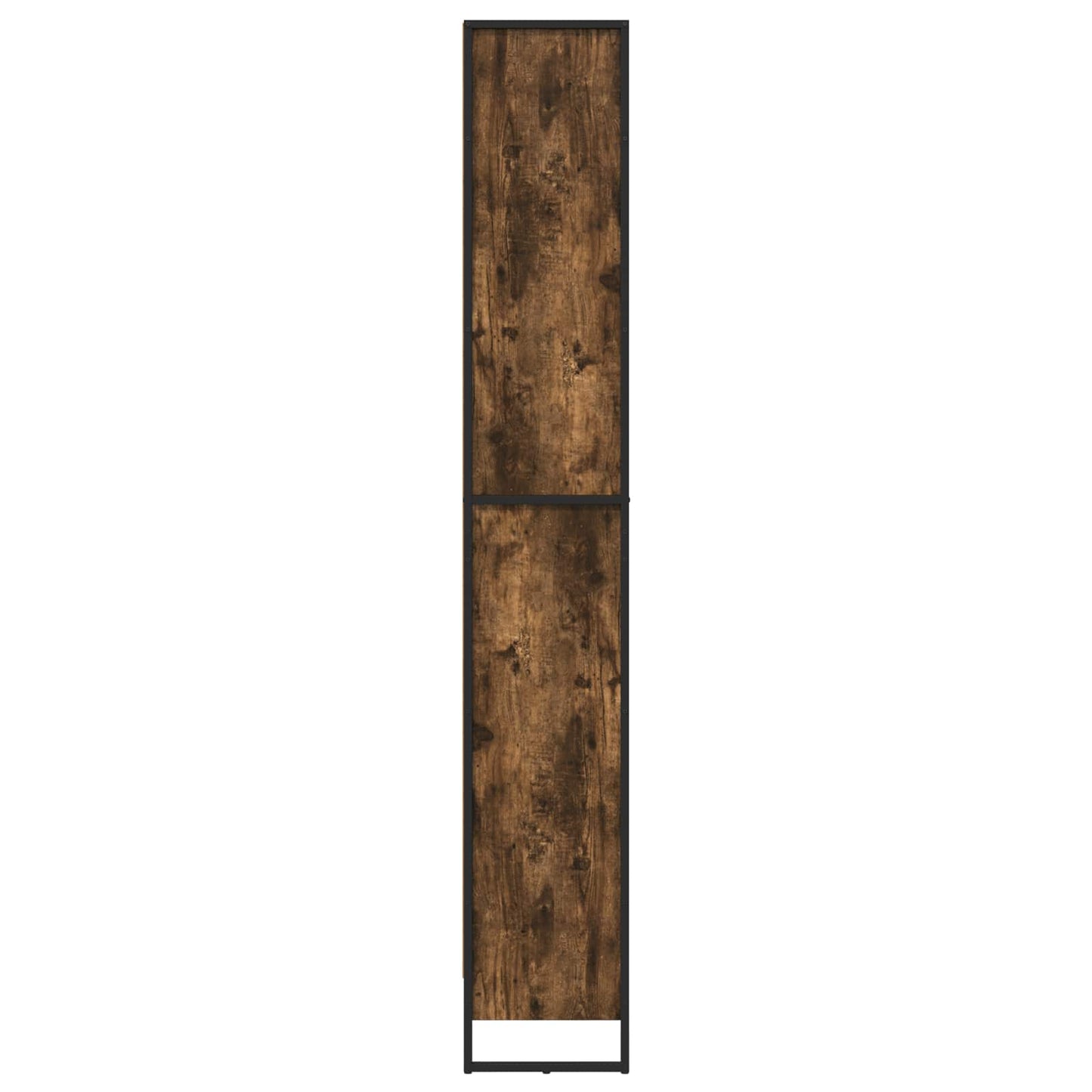 Bokskap 60 x 30 x 189,5 cm Konstruert tre Røyk Eik