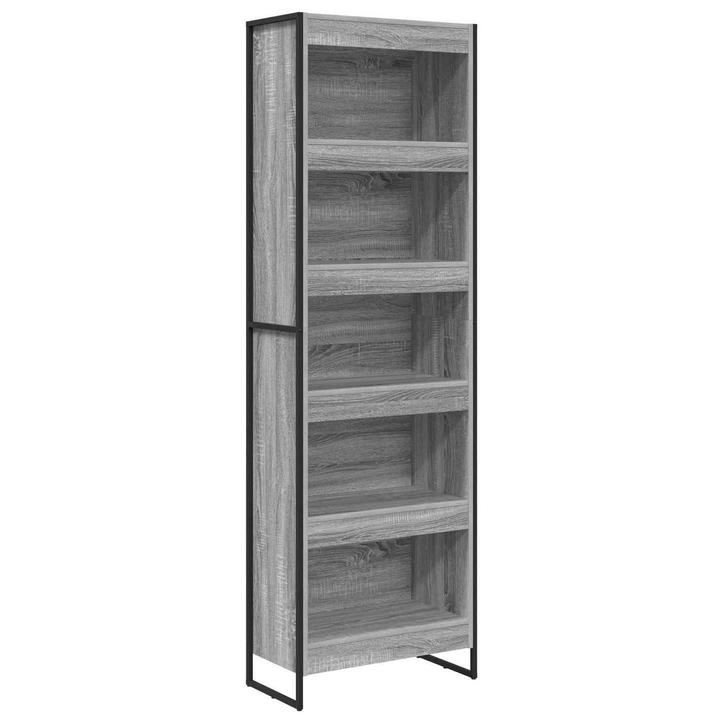 Bokskap 60 x 30 x 189,5 cm Konstruert tre Grå Sonoma