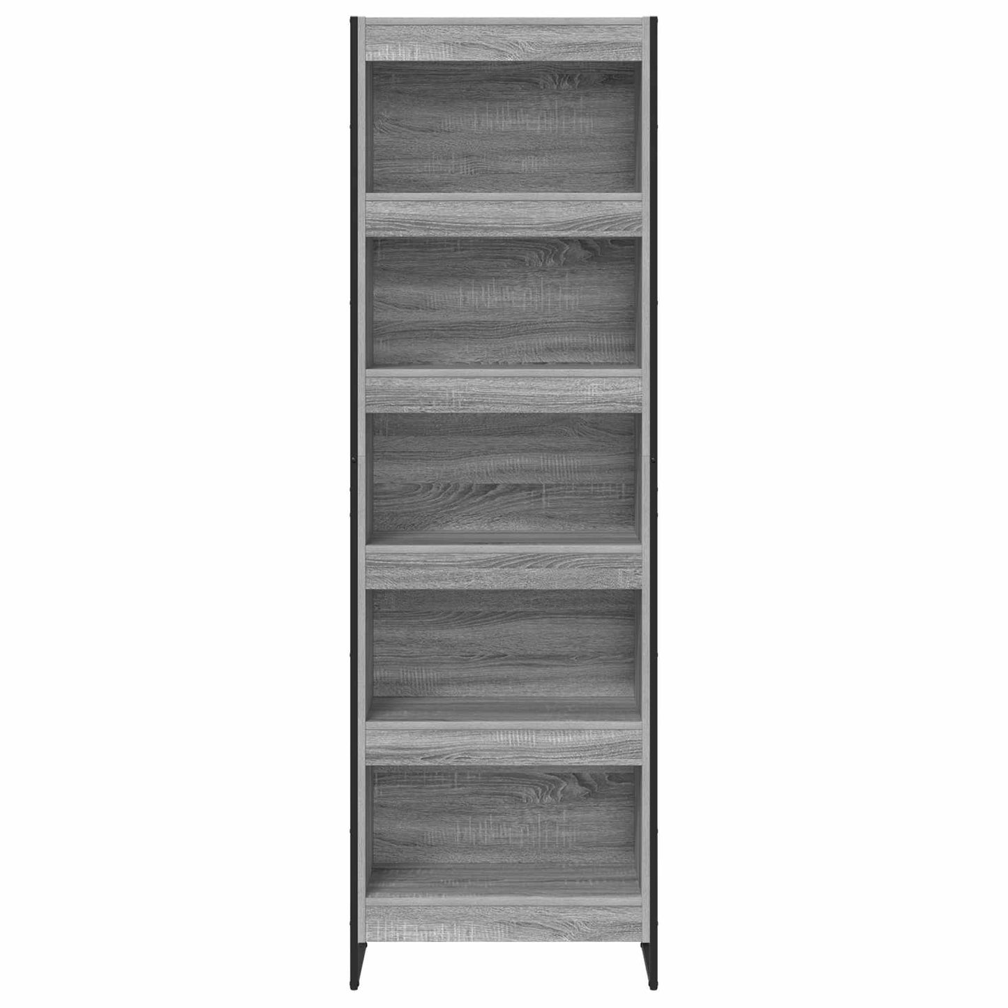 Bokskap 60 x 30 x 189,5 cm Konstruert tre Grå Sonoma