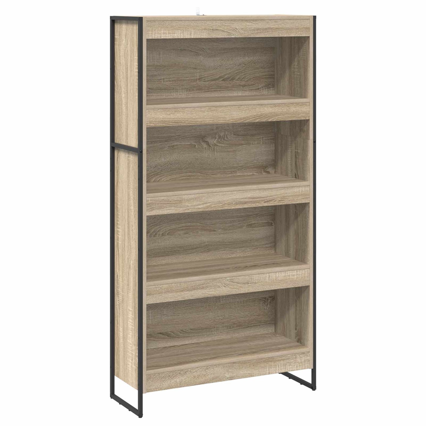 Bokskap 80 x 30 x 155 cm Konstruert tre Sonoma