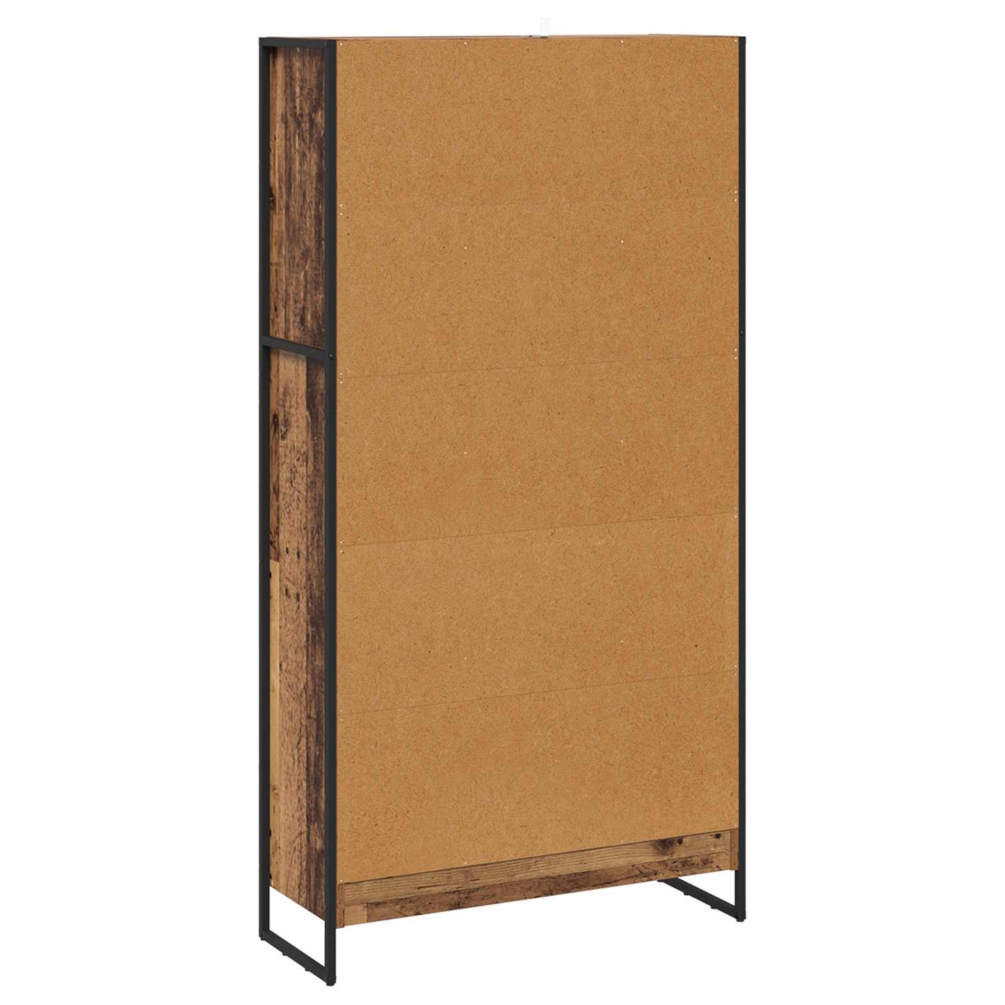 Bokskap 80 x 30 x 155 cm Konstruert tre Gamle tre