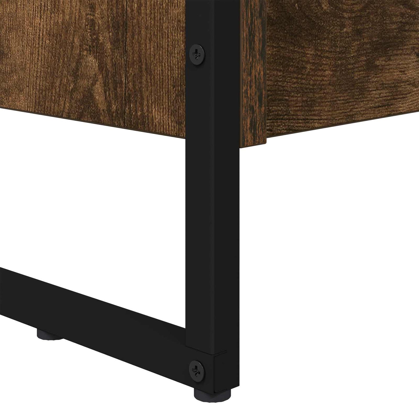 Bokskap 80 x 30 x 189,5 cm Konstruert tre Røyk Eik