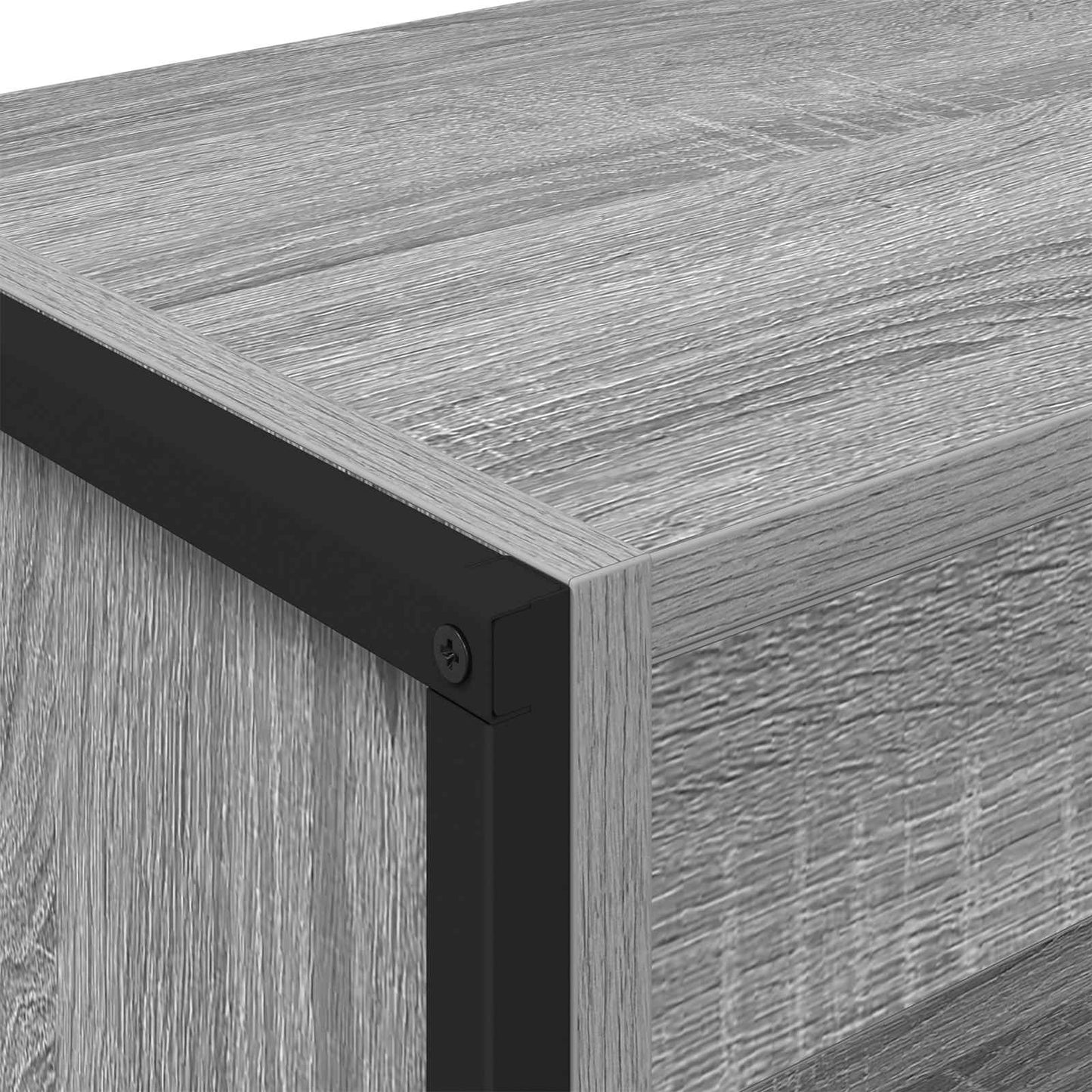 Bokskap 80 x 30 x 189,5 cm Konstruert tre Grå Sonoma
