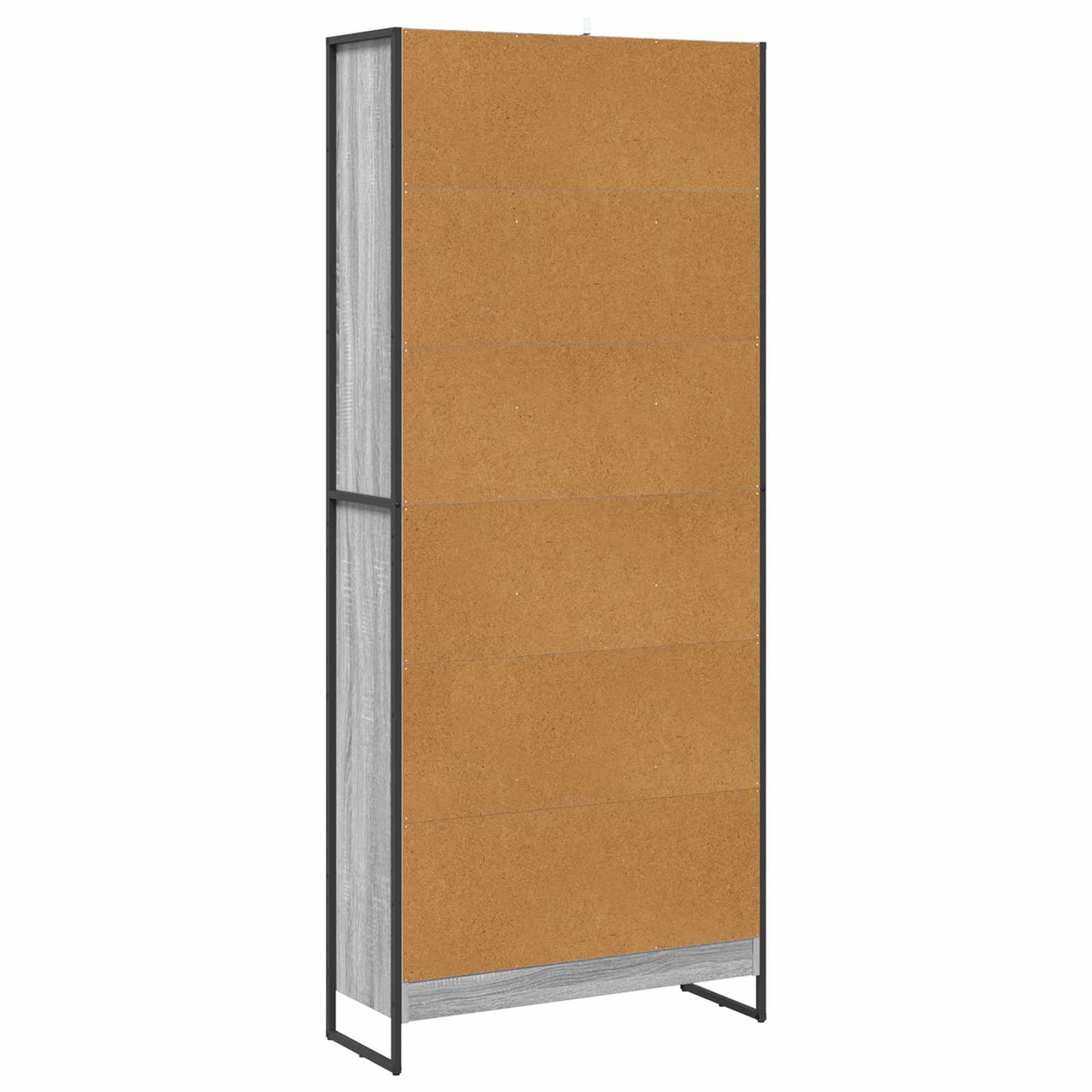 Bokskap 80 x 30 x 189,5 cm Konstruert tre Grå Sonoma