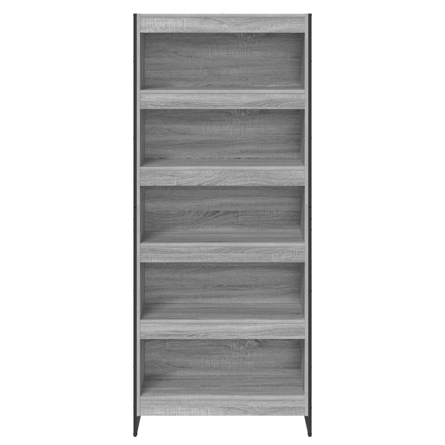Bokskap 80 x 30 x 189,5 cm Konstruert tre Grå Sonoma