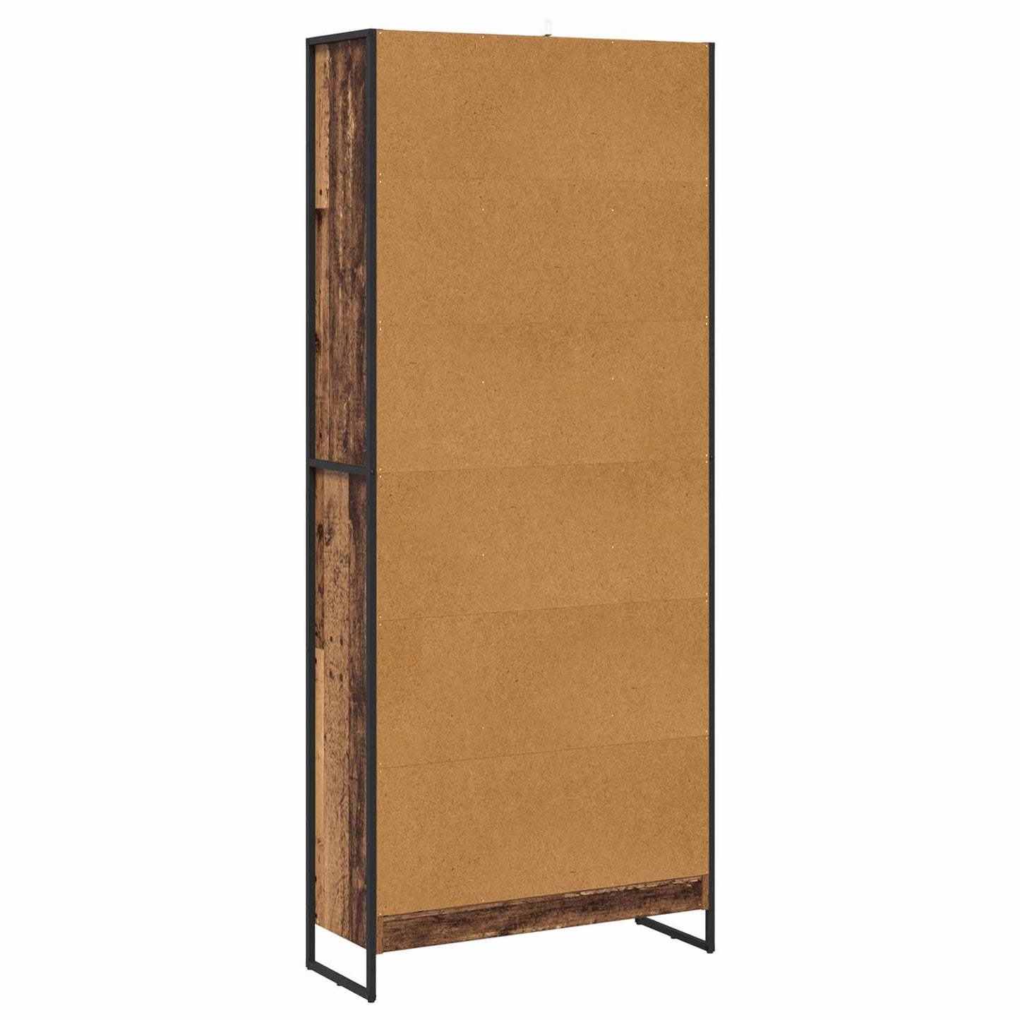 Bokskap 80 x 30 x 189,5 cm Konstruert tre Gamle tre
