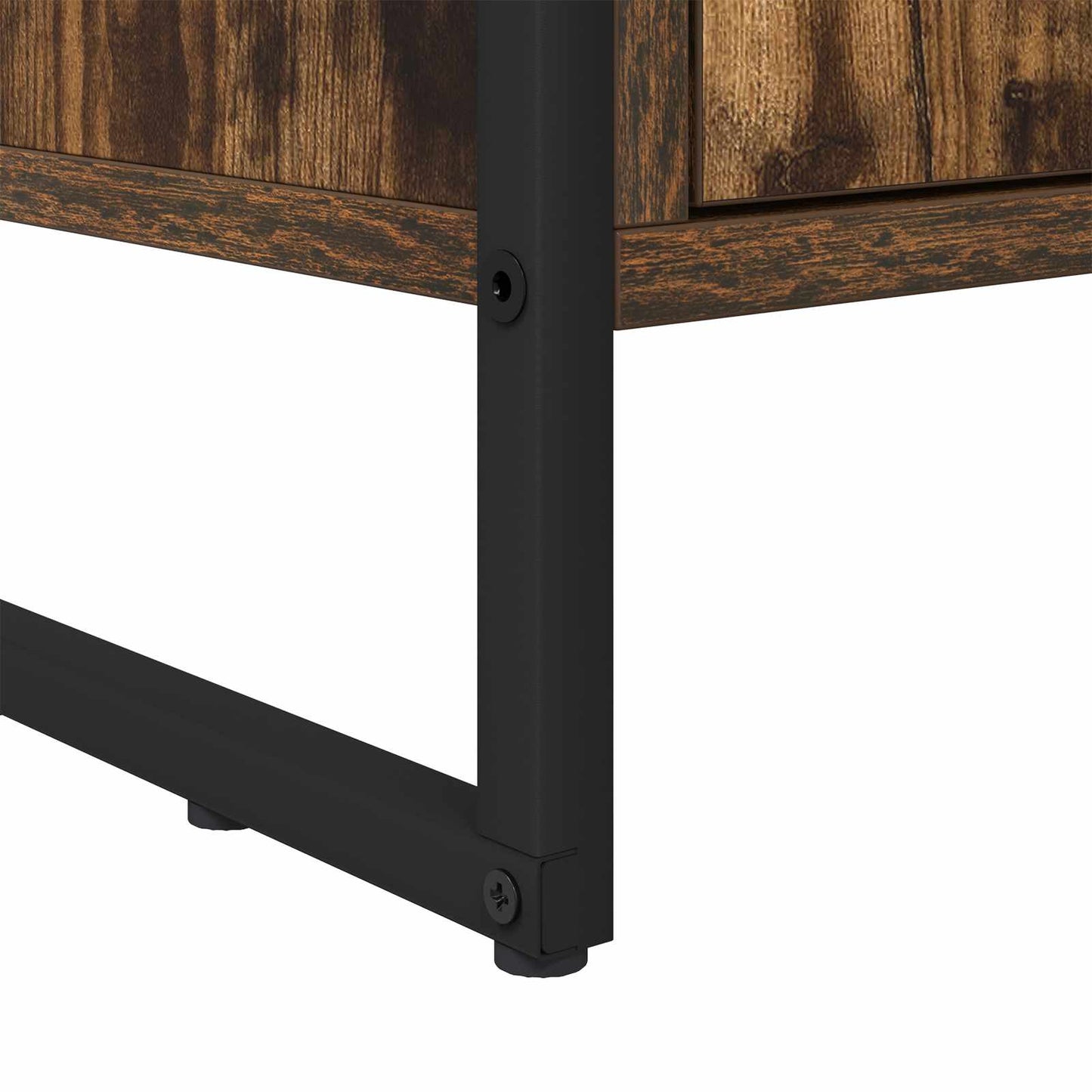 Bokskap 99,5 x 30 x 108 cm Konstruert tre Røyk Eik