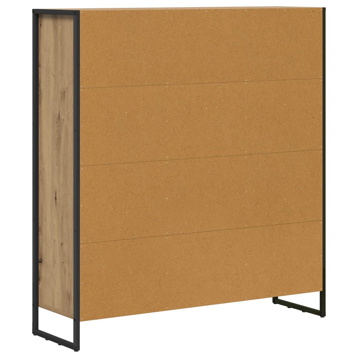 Bokskap 99,5 x 30 x 108 cm Konstruert tre Kunstnerisk Eik