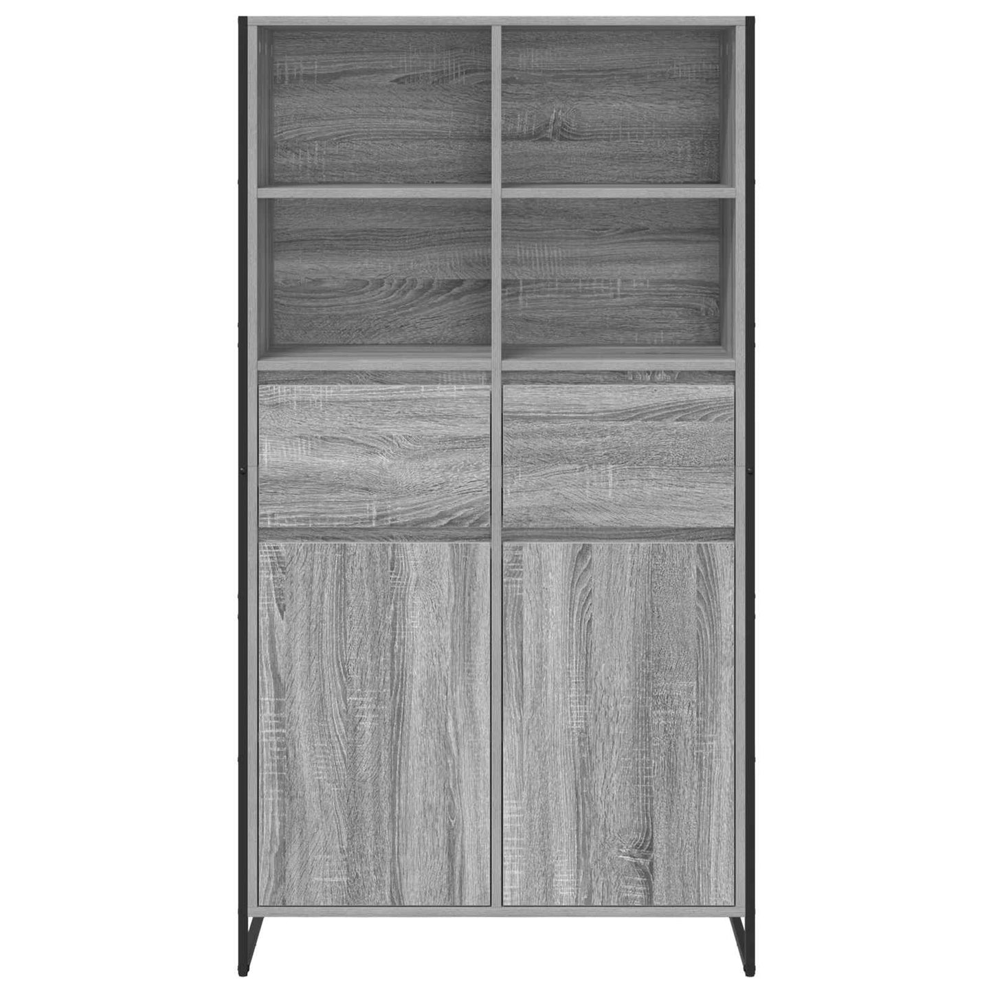 Serviesskap Grå Sonoma 81 x 36 x 150.5 cm Konstruert tre