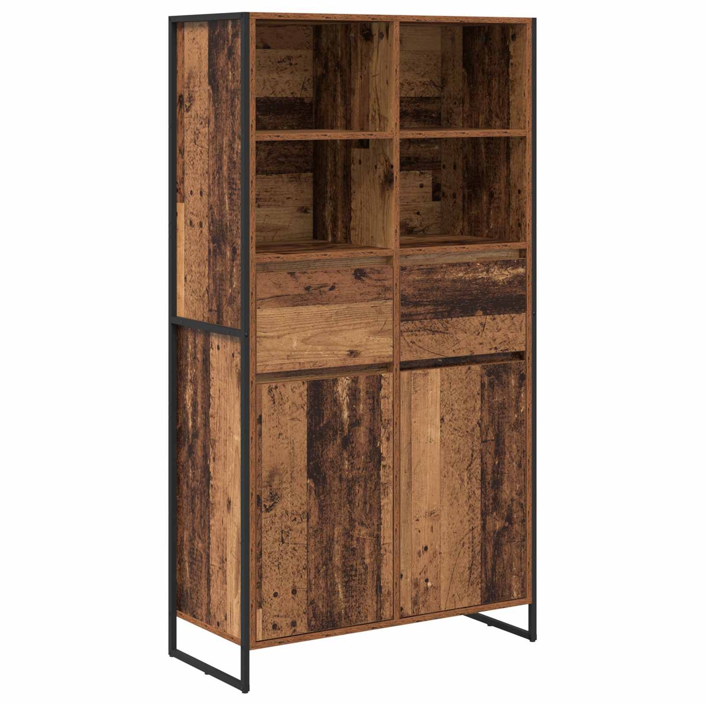 Serviesskap Gamle tre 81 x 36 x 150.5 cm Konstruert tre