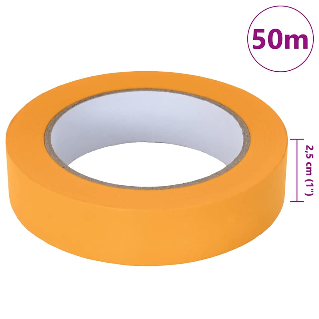 Maler Maskeringstape 24 pcs Gul 25mm x 50m Papir