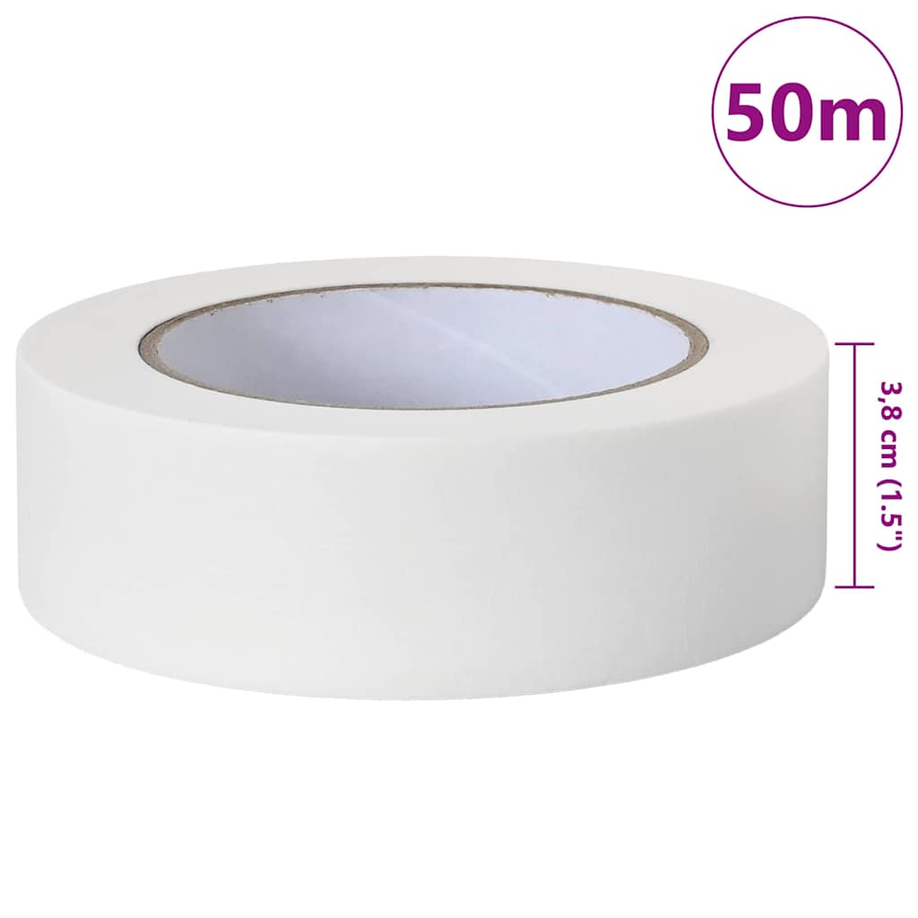 Maler Maskeringstape 50 pcs Hvit 38mm x 50m Papir