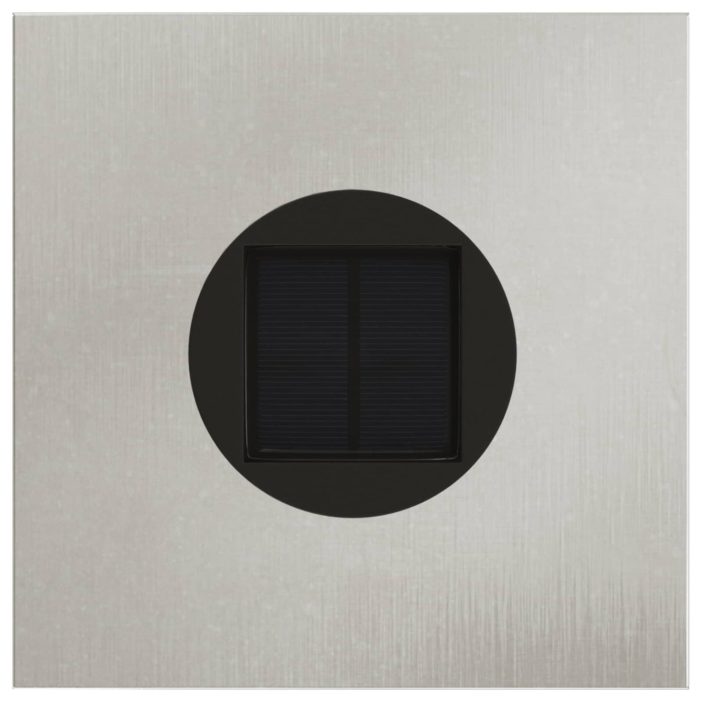 Solcelle LED Stibelys 2 pcs sølv Rustfritt Stål