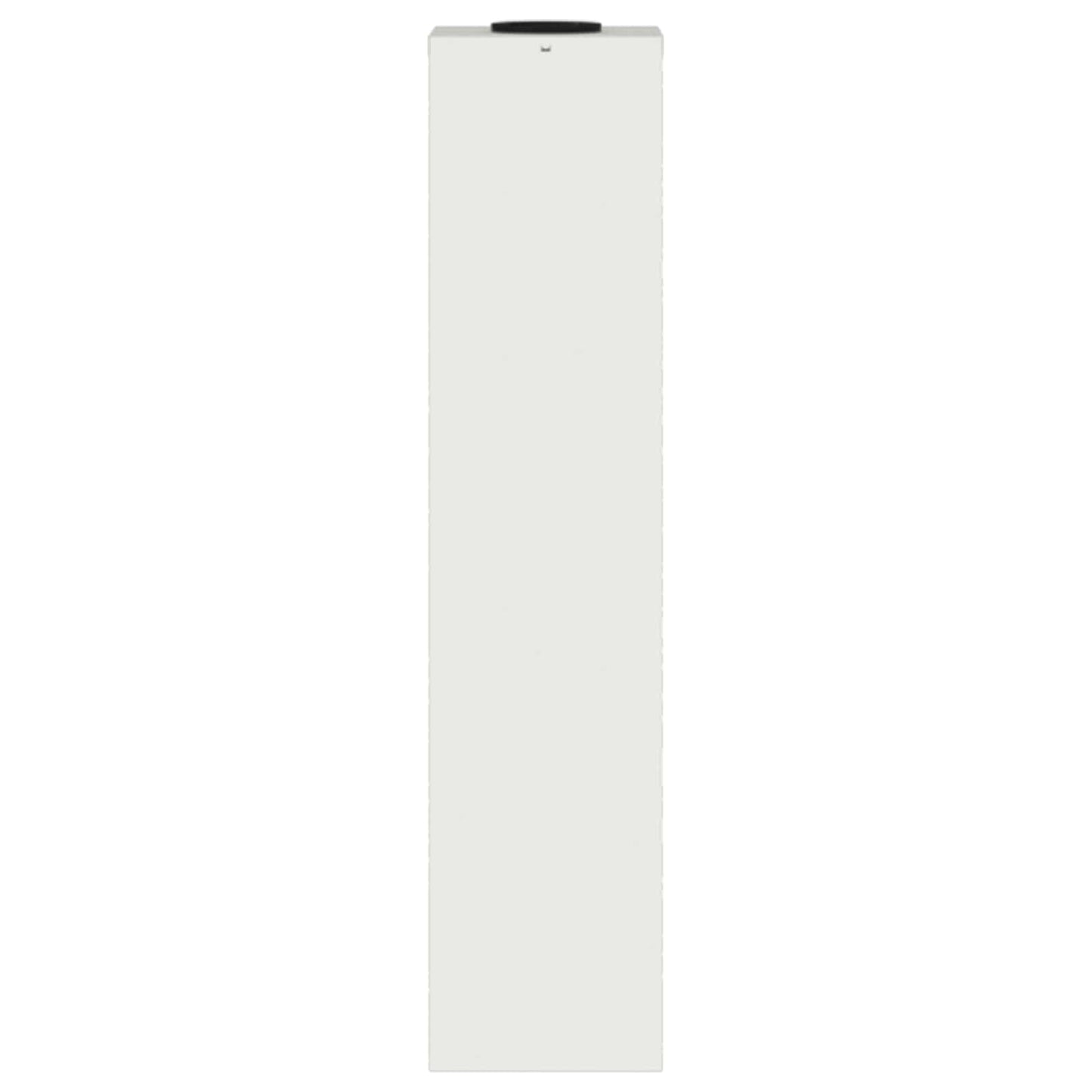 Solcelle LED Stibelys 2 pcs Hvit Kaldvalset stål