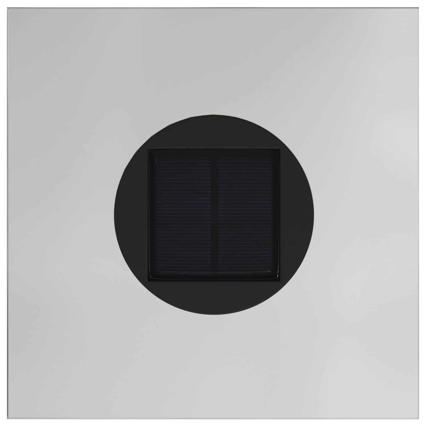 Solcelle LED Stibelys 2 pcs sølv Galvanisert