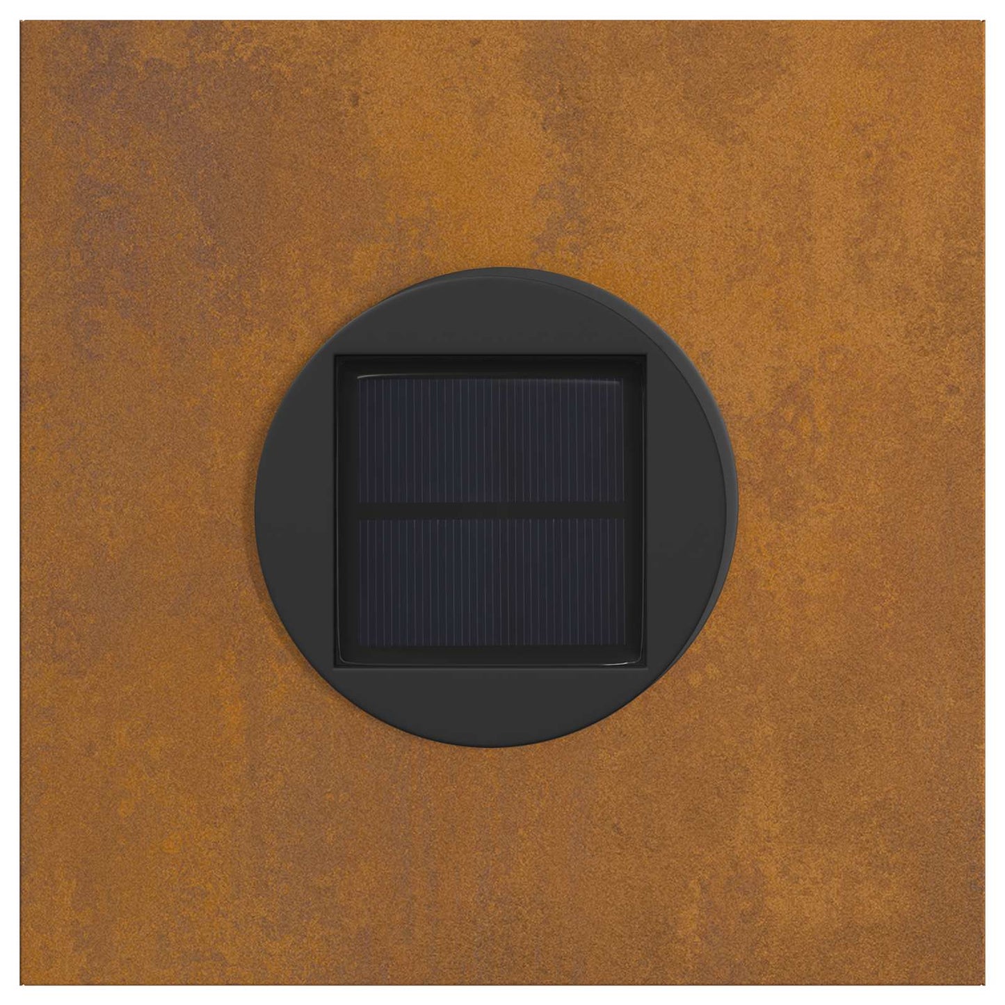 Solenergi LED stibelys 2 pcs Bronse Cortenstål