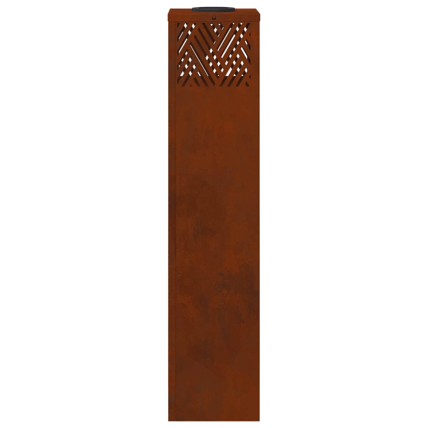 Solenergi LED stibelys 2 pcs Bronse Cortenstål