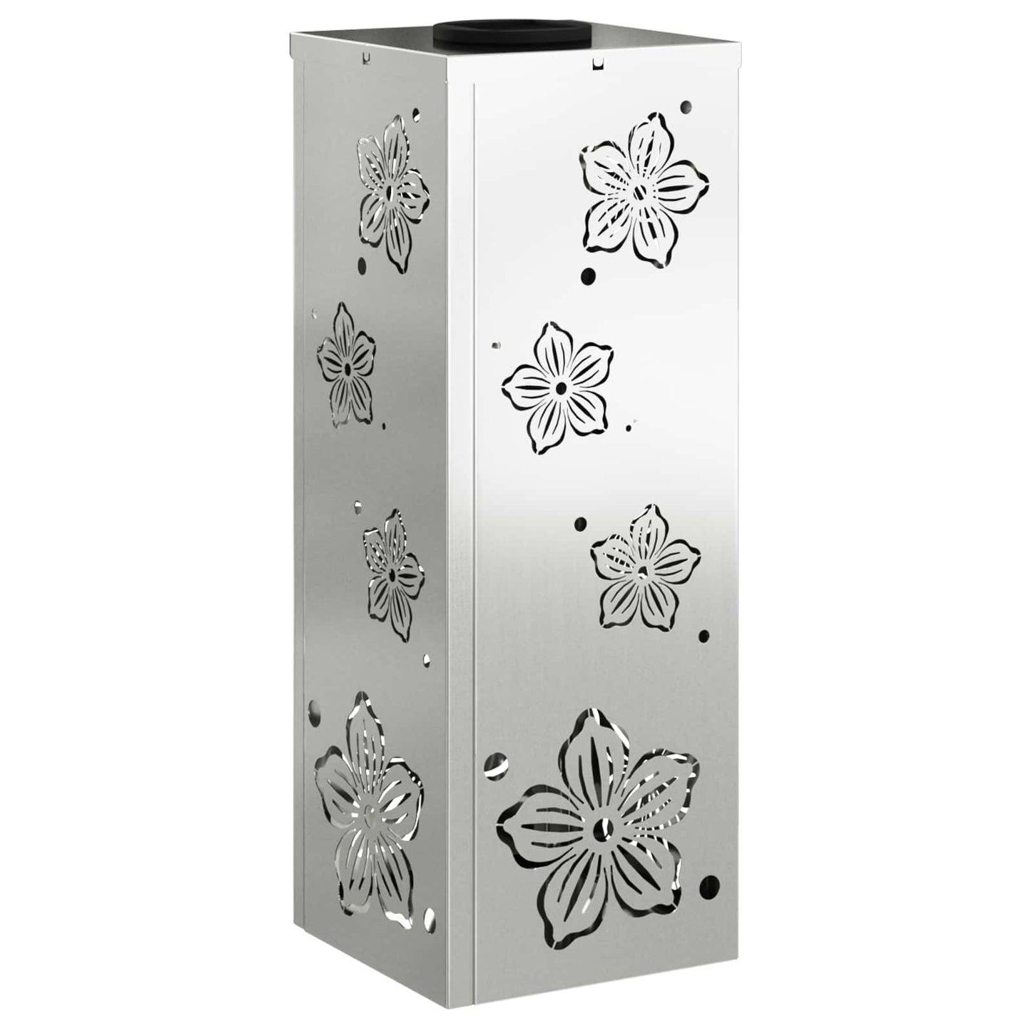 Solenergi LED stibelys 2 pcs sølv Galvanisert stål