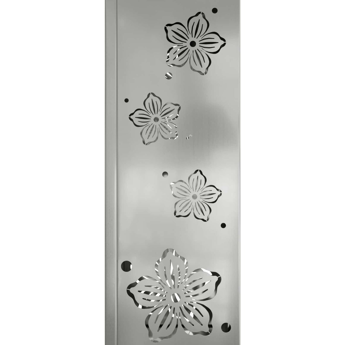 Solenergi LED stibelys 2 pcs sølv Galvanisert stål