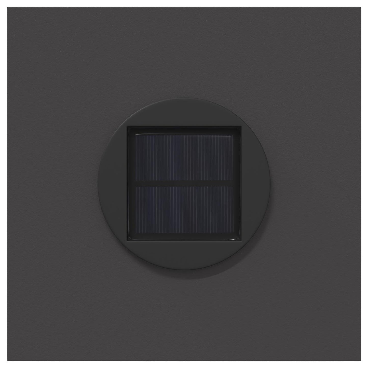 Solenergi LED stibelys 2 pcs Svart Kaldvalset stål