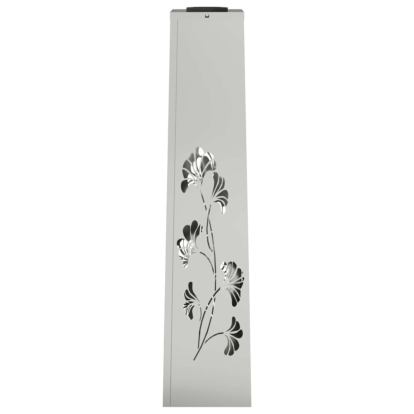Solenergi LED stibelys 2 pcs sølv Galvanisert stål
