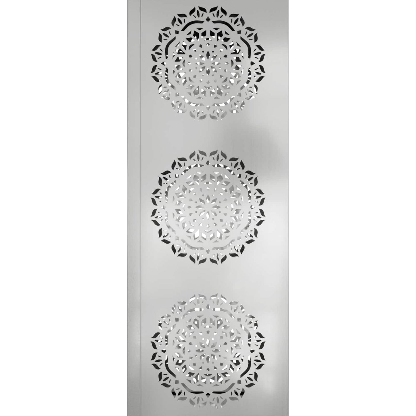 Solenergi LED stibelys 2 pcs sølv Galvanisert stål