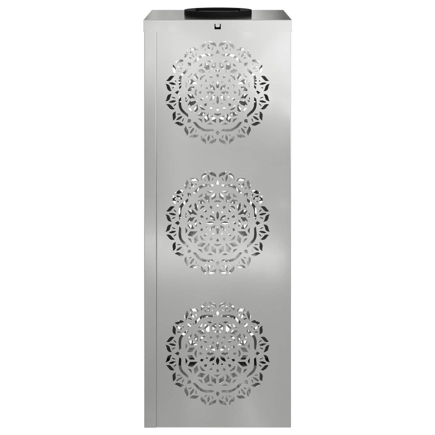 Solenergi LED stibelys 2 pcs sølv Galvanisert stål