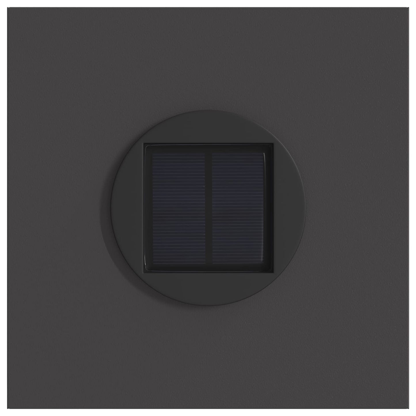 Solenergi LED stibelys 2 pcs Svart Kaldvalset stål