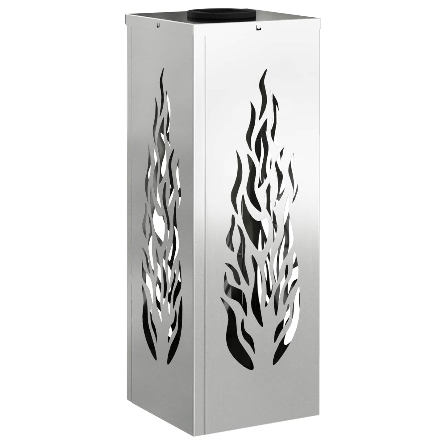Solenergi LED stibelys 2 pcs sølv Galvanisert stål