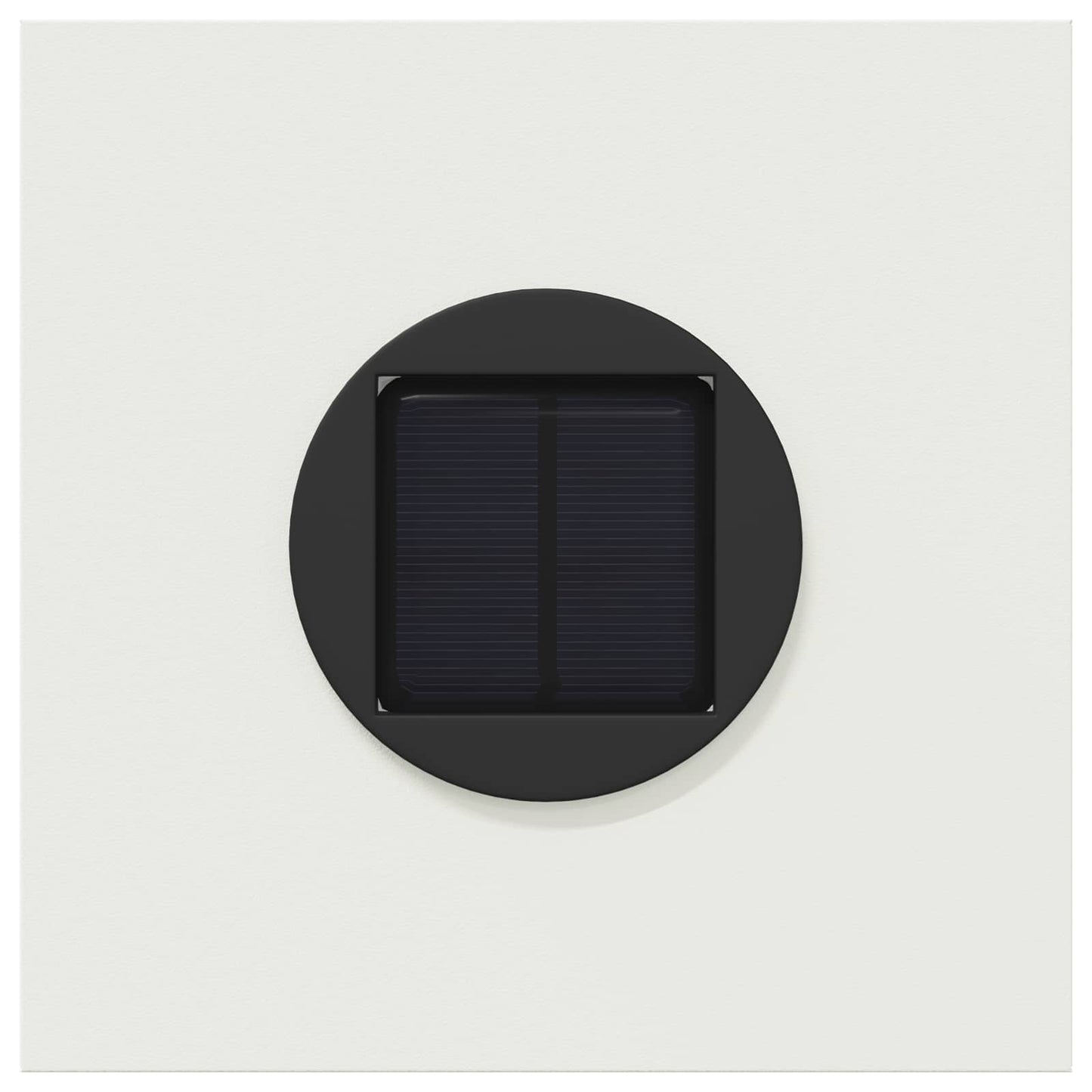 Solenergi LED stibelys 2 pcs Hvit Kaldvalset stål
