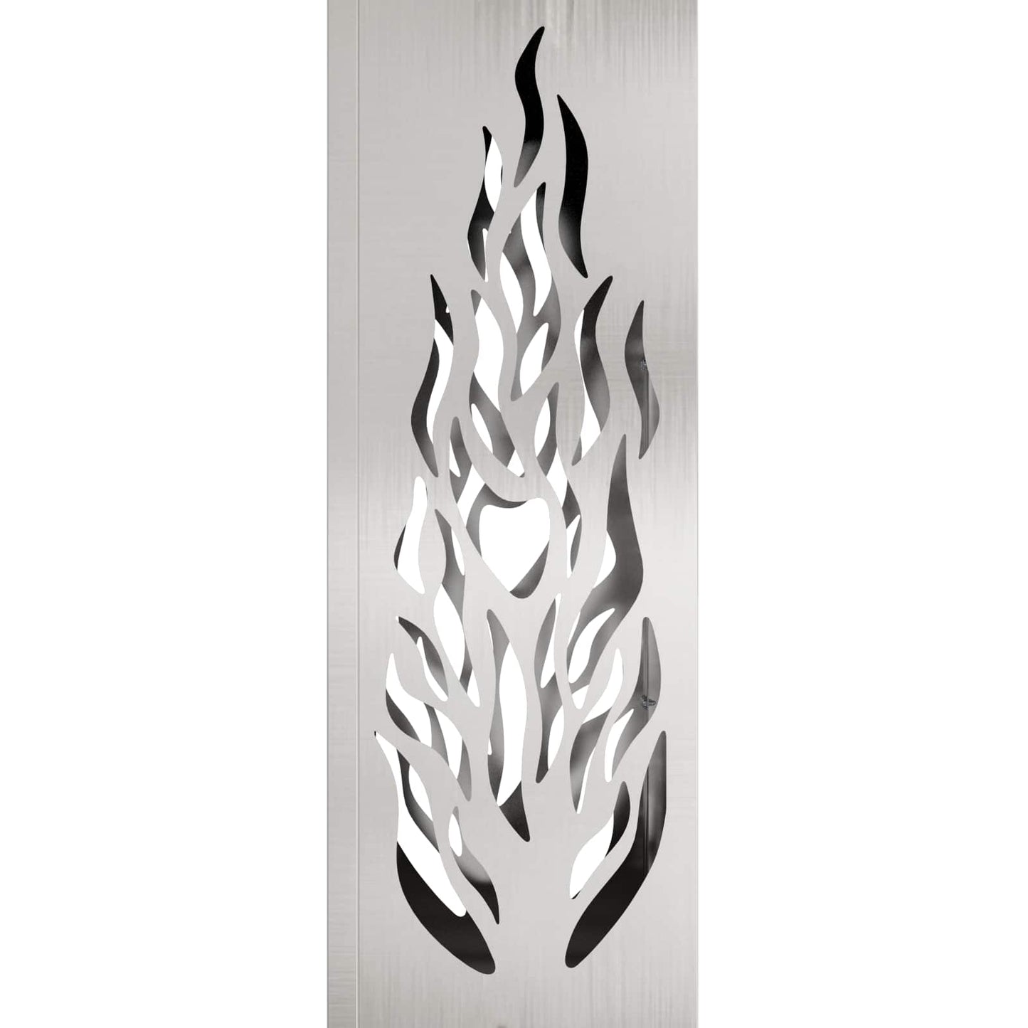 Solenergi LED stibelys 2 pcs sølv Rustfritt Stål
