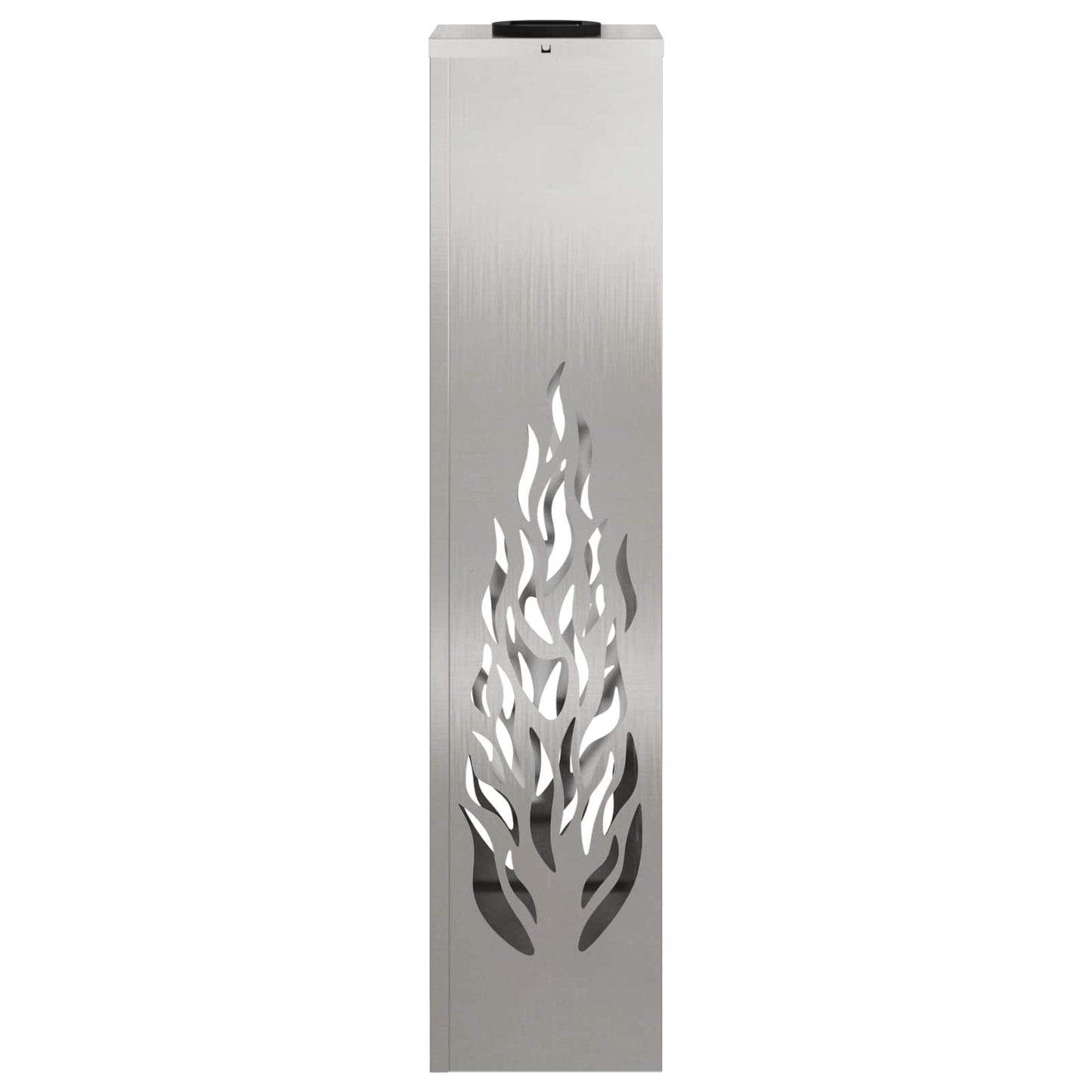 Solenergi LED stibelys 2 pcs sølv Rustfritt Stål