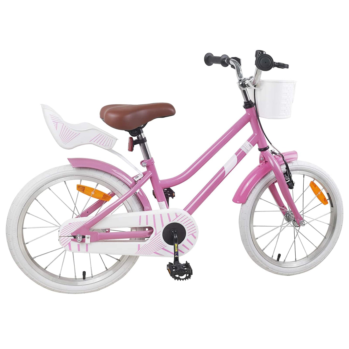 Barnesykkel 18 Tommer for 5-7 år gammel Lys rosa