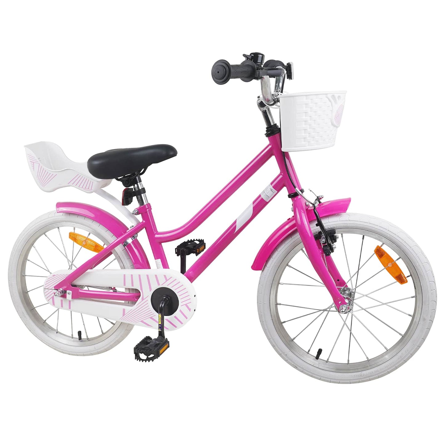 Barnesykkel 18 Tommer for 5-7 år gammel Mørk rosa