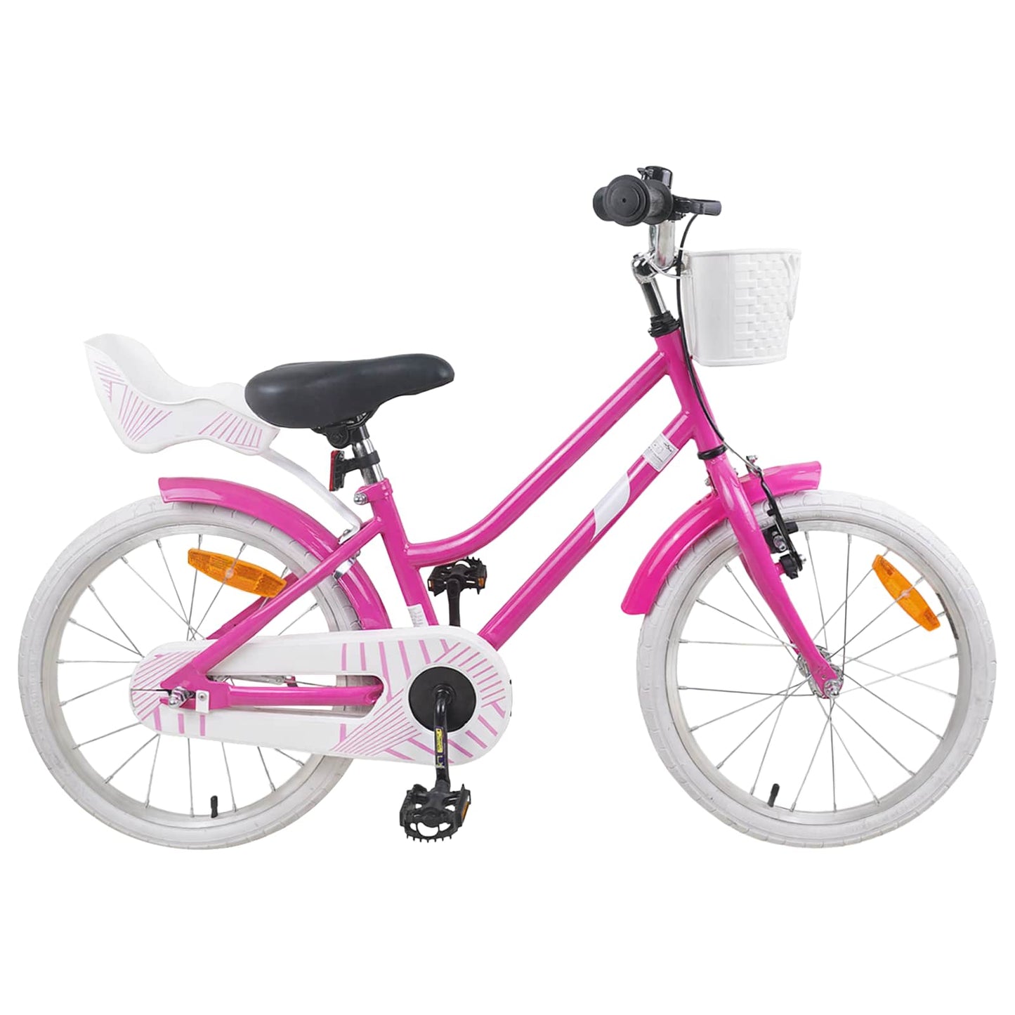 Barnesykkel 18 Tommer for 5-7 år gammel Mørk rosa