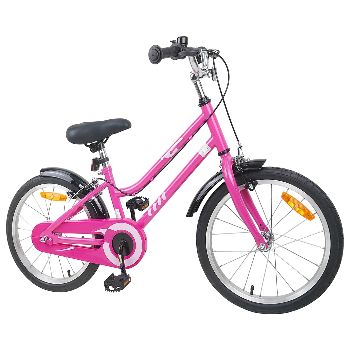 Barnesykkel 18 Tommer for 5-7 år gammel Pink Black