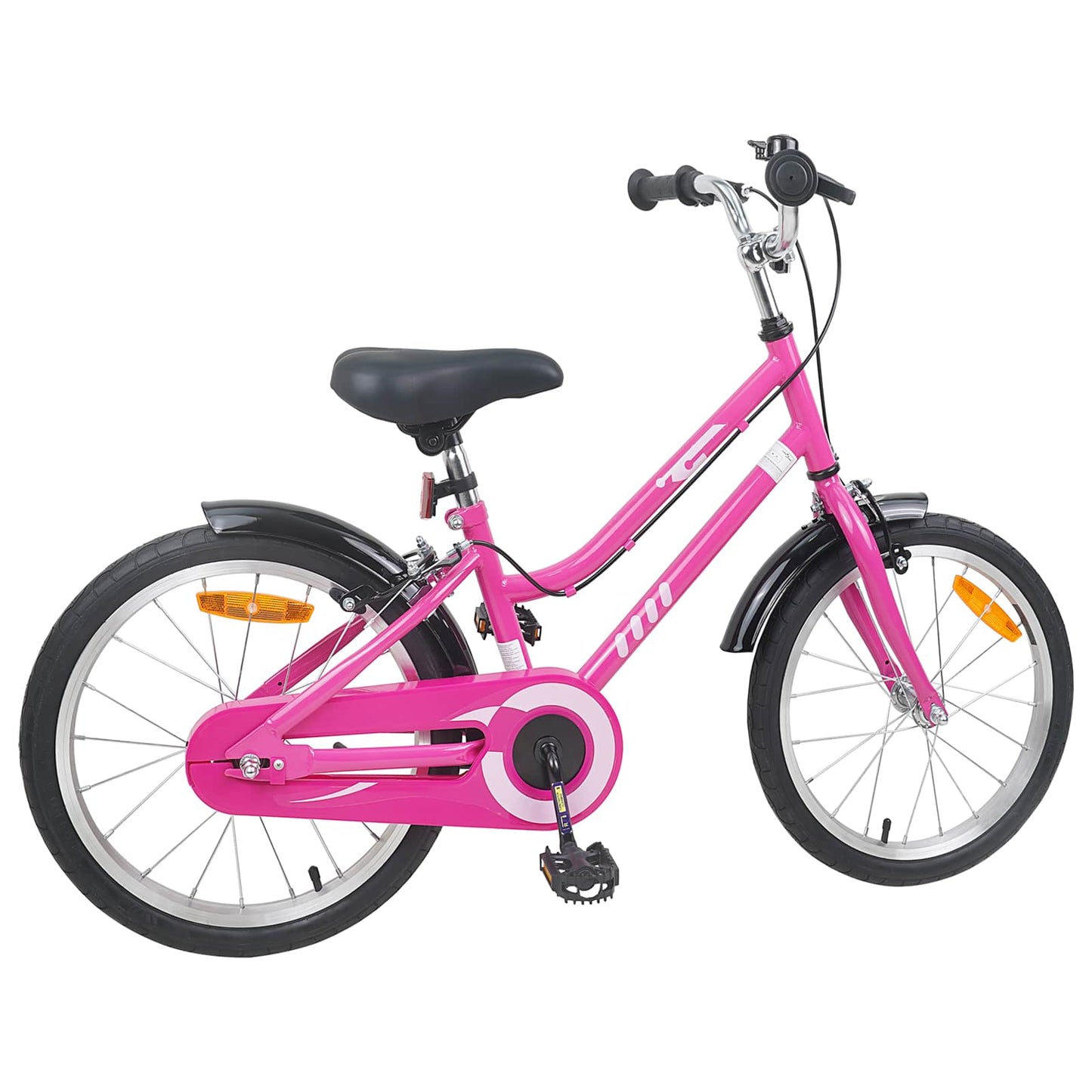 Barnesykkel 18 Tommer for 5-7 år gammel Pink Black