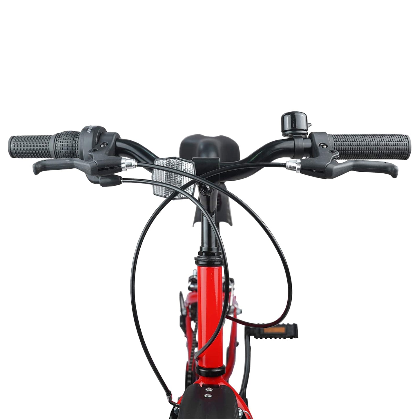 Barnesykkel 20 Tommer 6-Speed for 6-11 år gammel Rød