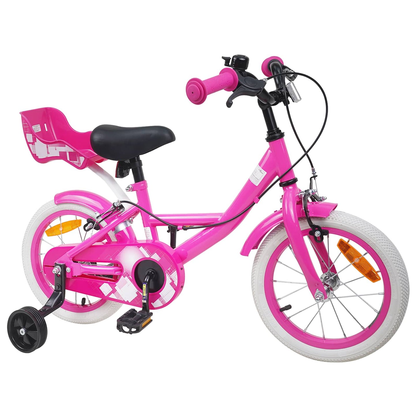 Barnesykkel 14 Tommer for 3-5 år gamle Rosa