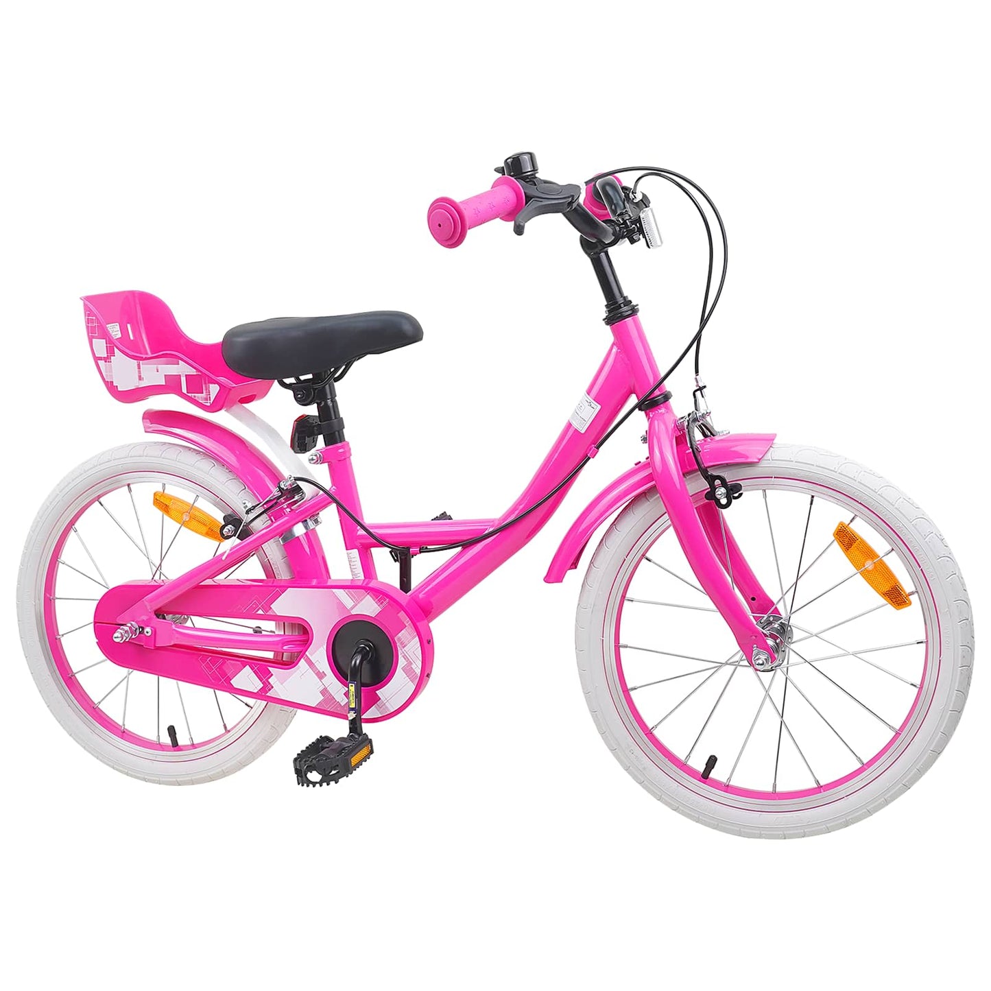 Barnesykkel 18 Tommer for 5-7 år gammel Rosa