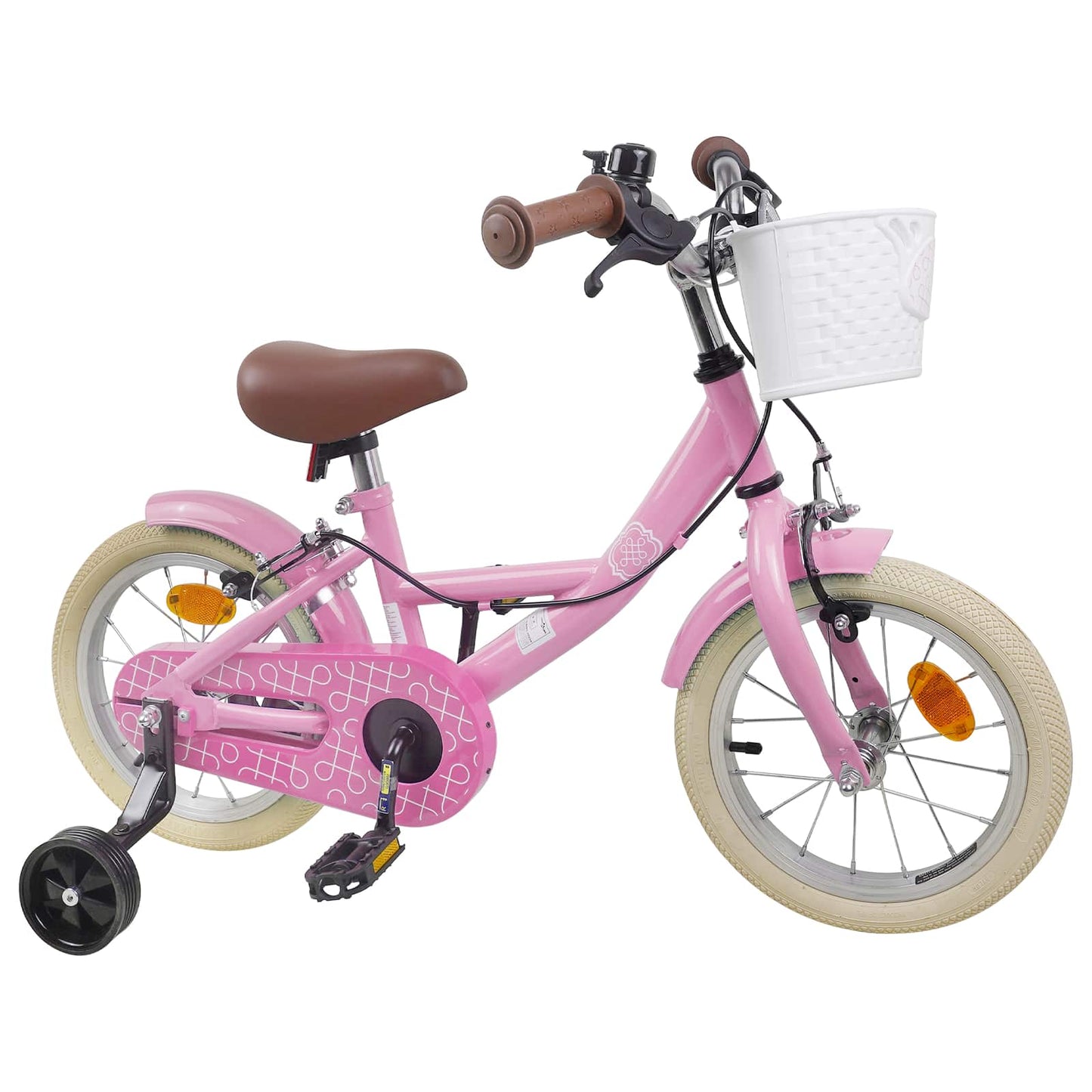 Barnesykkel 14 Tommer for 3-5 år gamle Lys rosa