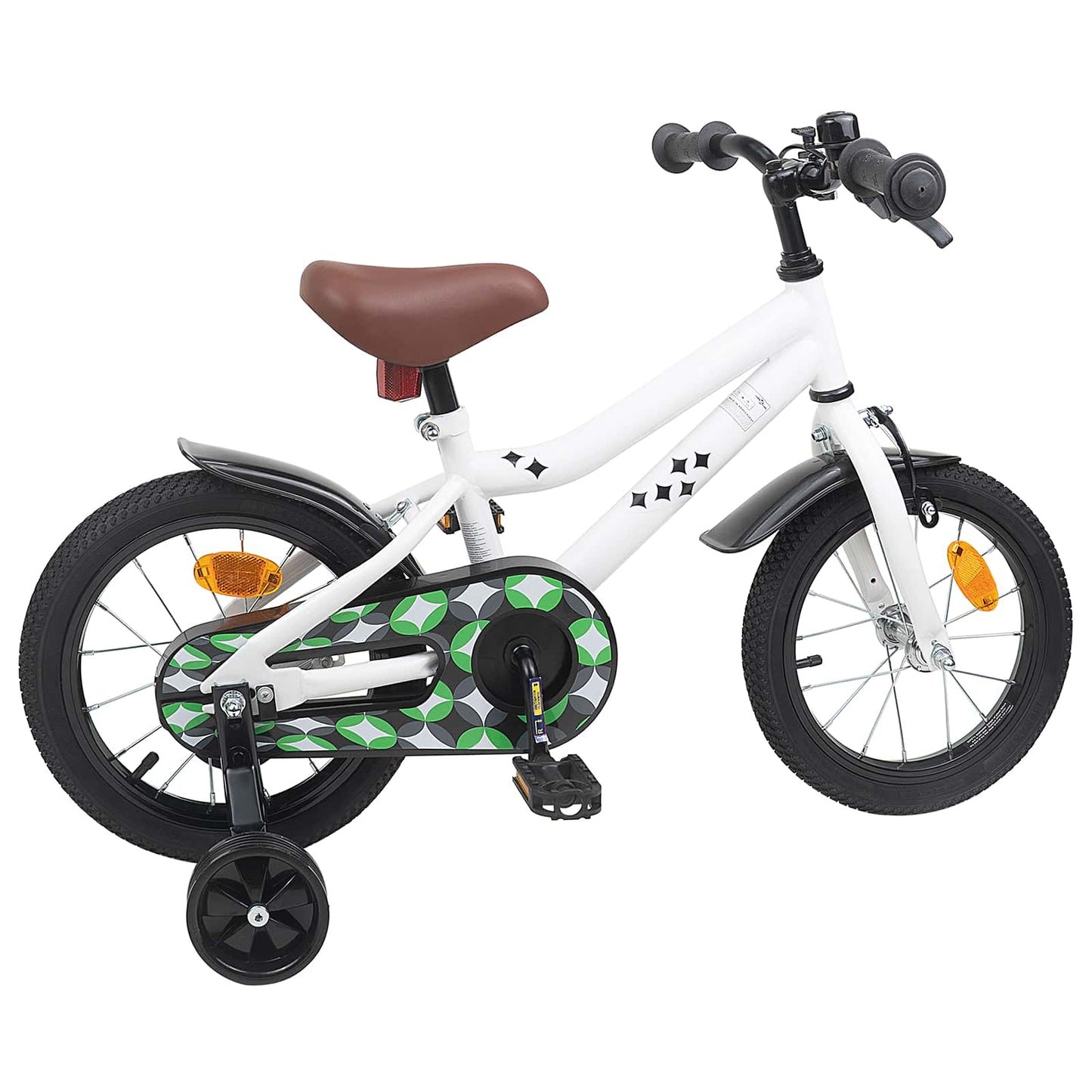 Barnesykkel 16 Tommer for 4-6 år gammel Hvit