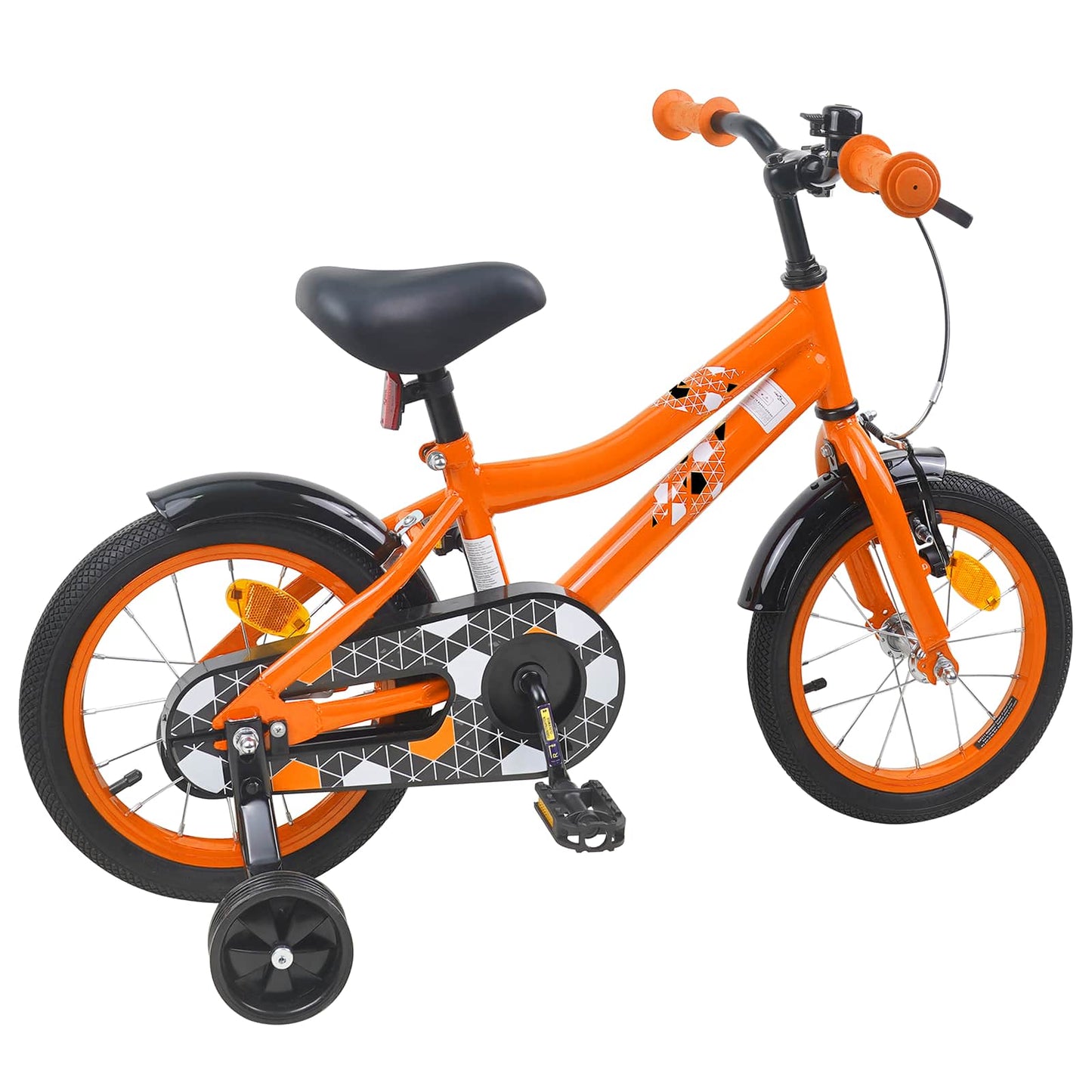Barnesykkel 16 Tommer for 4-6 år gammel Oransje