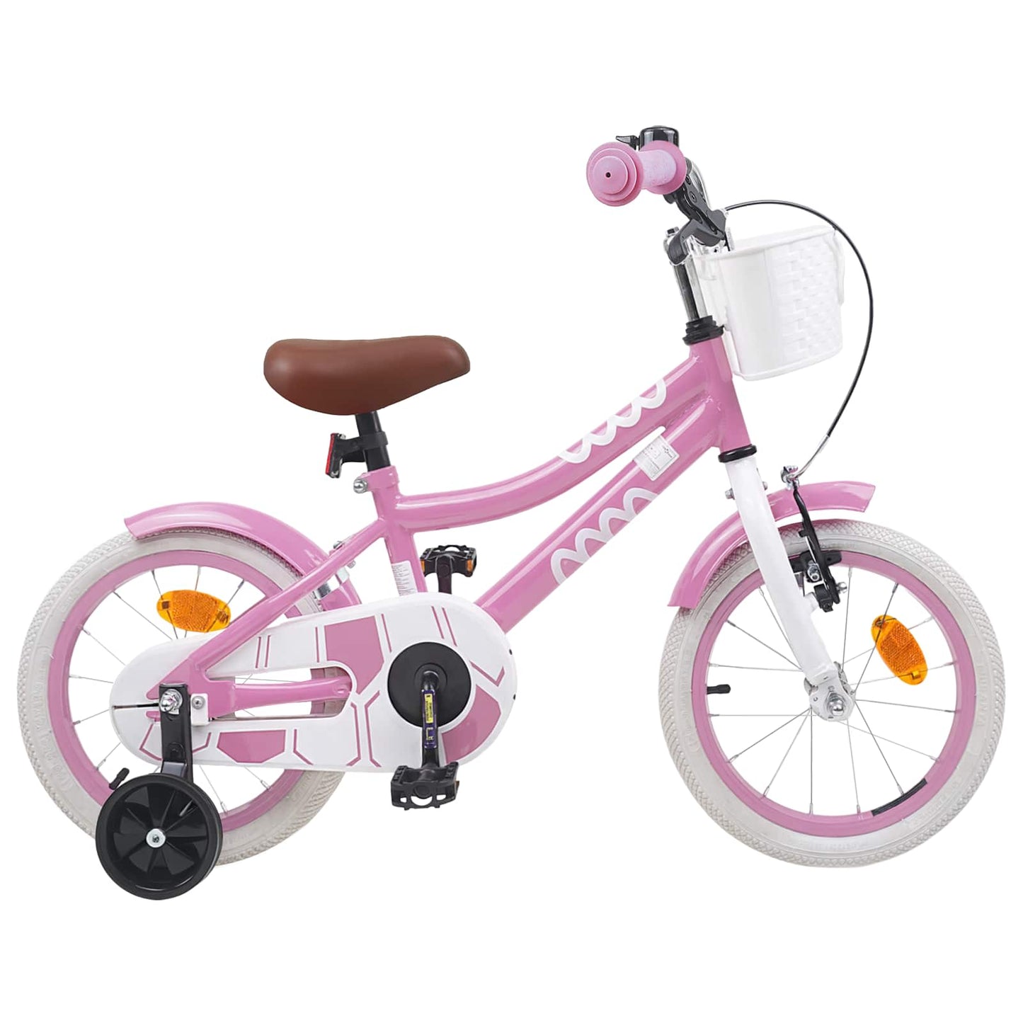Barnesykkel 14 Tommer for 3-5 år gamle Lys rosa