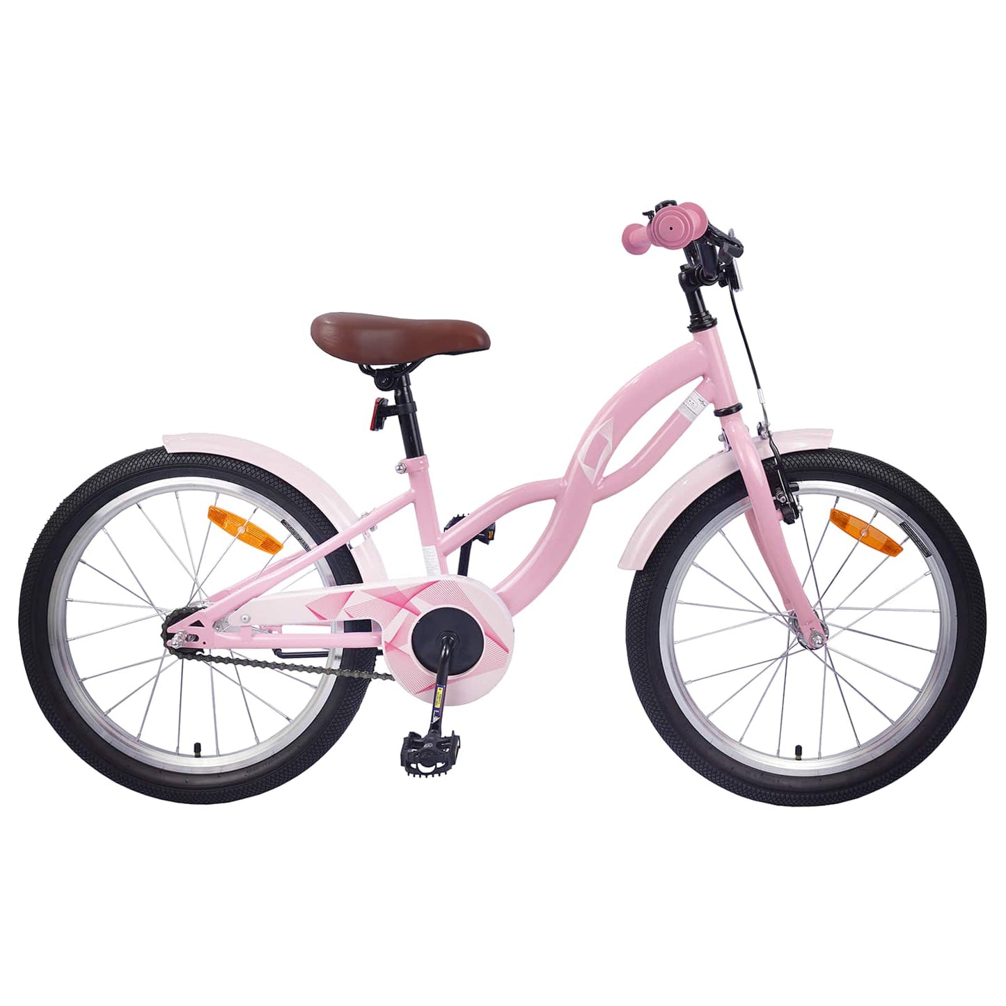 Barnesykkel 18 Tommer for 5-7 år gammel Lys rosa