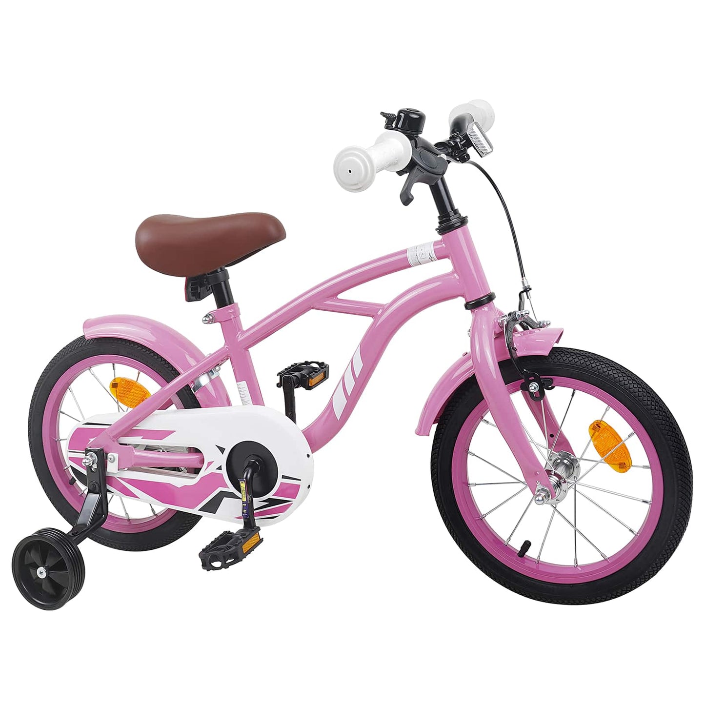 Barnesykkel 14 Tommer for 3-5 år gamle Lys rosa