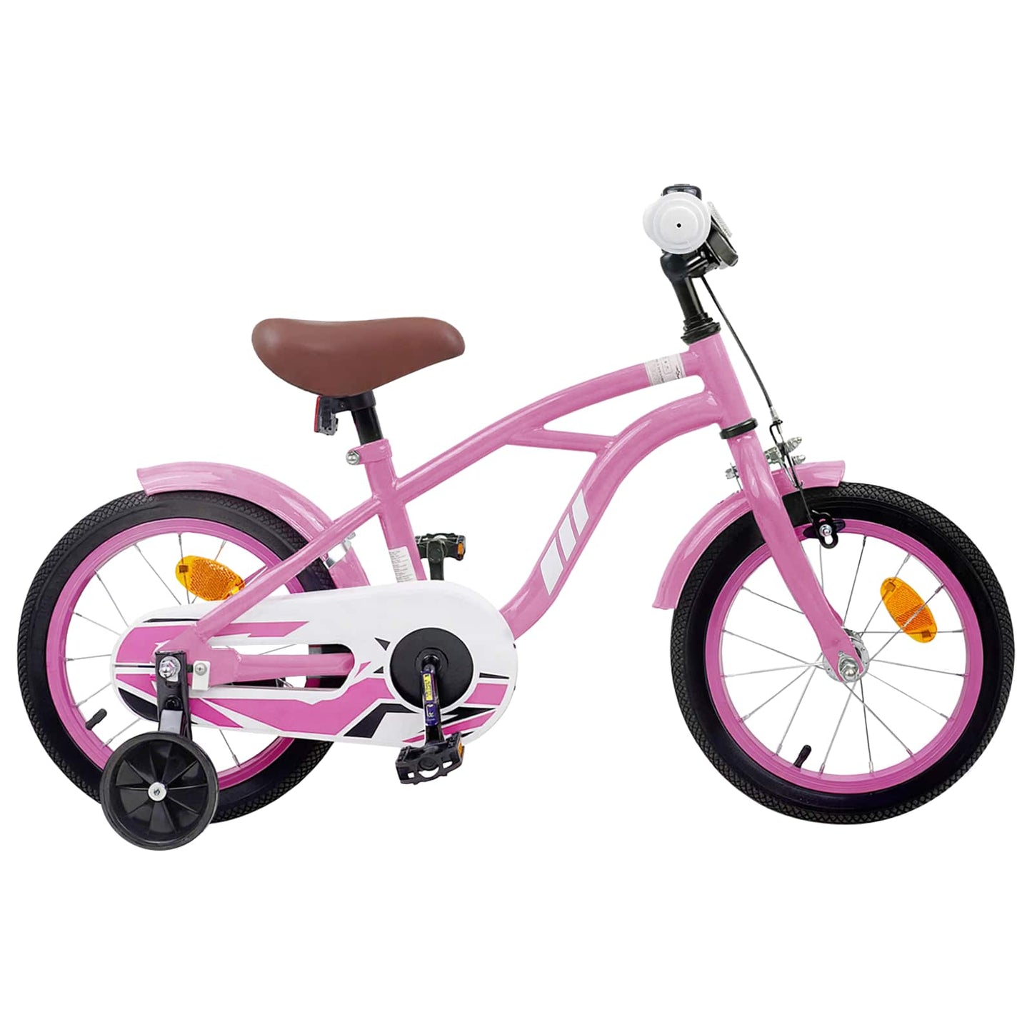 Barnesykkel 14 Tommer for 3-5 år gamle Lys rosa